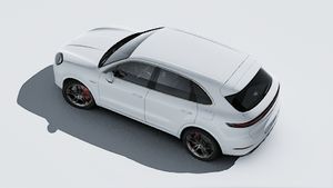Vista exterior do Cayenne Turbo E-Hybrid, de cima