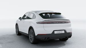 Vista exterior do Cayenne S Coupé, de trás e lateral esquerda