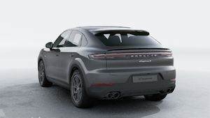 Vista exterior do Cayenne S E-Hybrid Coupé, de trás e lateral esquerda