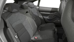 Vista interior do Taycan GTS Sport Turismo