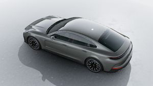 Vista exterior do Panamera 4, de cima