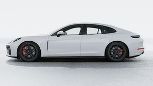 Vista exterior do Panamera GTS, lateral esquerda