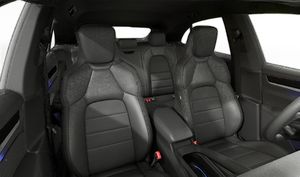Interior view showing the front seats of Macan 4