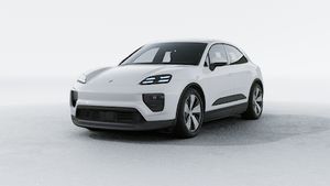 Exterior view of Macan 4 showing the front and left side of the car