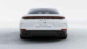 Exterior view of Panamera 4 E-Hybrid Executive showing the rear of the car