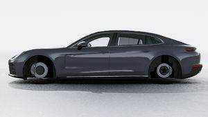 Exterior view of Panamera 4 E-Hybrid Executive showing the left side of the car