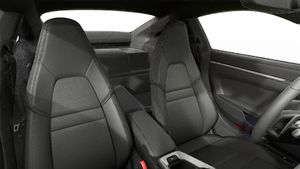 Interior view showing the front seats of 911 Carrera