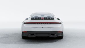 Exterior view of 911 Carrera showing the rear of the car