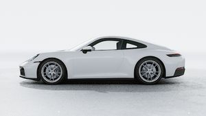Exterior view of 911 Carrera showing the left side of the car