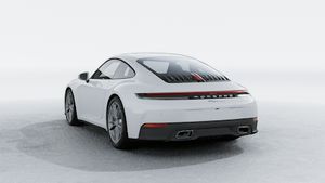 Exterior view of 911 Carrera showing the back and left side of the car