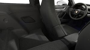 Interior view showing the back seats of 911 Carrera S