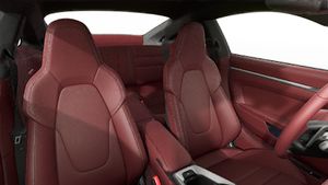 Interior view showing the front seats of 911 Carrera S