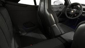Interior view showing the back seats of 911 Carrera GTS Cabriolet