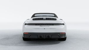 Exterior view of 911 Carrera GTS Cabriolet showing the rear of the car