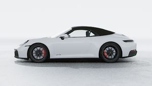 Exterior view of 911 Carrera GTS Cabriolet showing the left side of the car