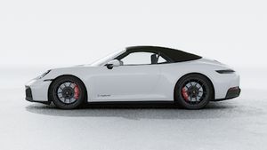 Exterior view of 911 Carrera GTS Cabriolet showing the left side of the car
