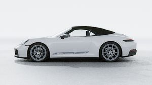 Exterior view of 911 Carrera T Cabriolet showing the left side of the car