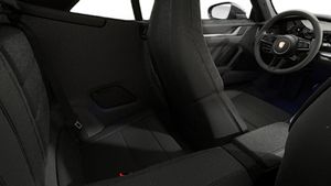 Interior view showing the back seats of 911 Carrera Cabriolet