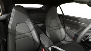 Interior view showing the front seats of 911 Carrera Cabriolet
