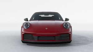 Exterior view of 911 Carrera Cabriolet showing the front of the car