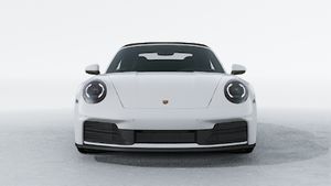 Exterior view of 911 Carrera Cabriolet showing the front of the car