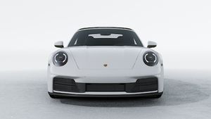 Exterior view of 911 Carrera Cabriolet showing the front of the car