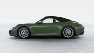 Exterior view of 911 Carrera Cabriolet showing the left side of the car