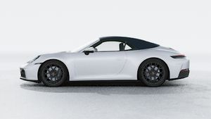 Exterior view of 911 Carrera Cabriolet showing the left side of the car