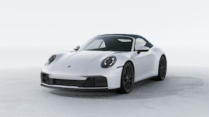 Exterior view of 911 Carrera Cabriolet showing the front and left side of the car