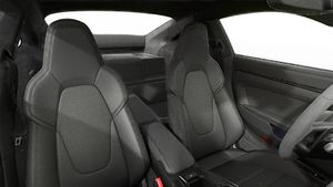 Interior view showing the front seats of 911 Carrera 4 GTS