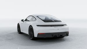 Exterior view of 911 Carrera 4 GTS showing the back and left side of the car