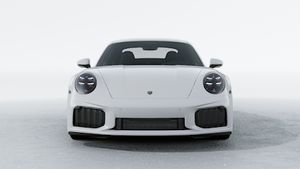 Exterior view of 911 Turbo S showing the front of the car