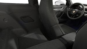 Interior view showing the back seats of 911 Carrera 4S