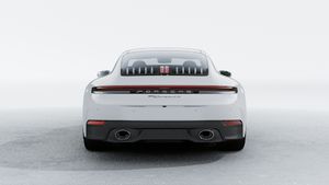 Exterior view of 911 Carrera 4S showing the rear of the car