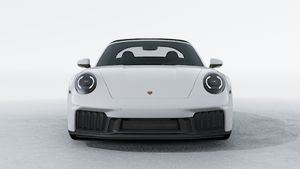 Exterior view of 911 Targa 4 GTS showing the front of the car