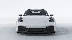 Exterior view of 911 Carrera 4 GTS Cabriolet showing the front of the car