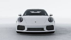 Exterior view of 911 Turbo S Cabriolet showing the front of the car