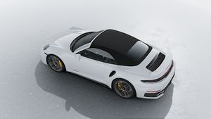 Exterior view of 911 Turbo S Cabriolet seen from above