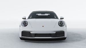 Exterior view of 911 Carrera 4S Cabriolet showing the front of the car