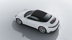 Exterior view of 911 Carrera 4S Cabriolet seen from above
