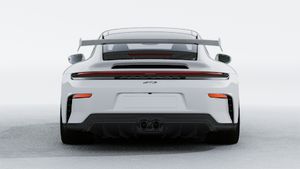 Exterior view of 911 GT3 showing the rear of the car