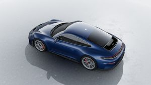 Exterior view of 911 GT3 with Touring Package seen from above