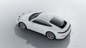 Exterior view of 911 GT3 with Touring Package seen from above