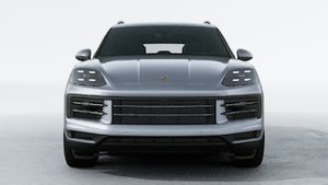 Exterior view of Cayenne showing the front of the car