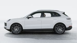 Exterior view of Cayenne showing the left side of the car