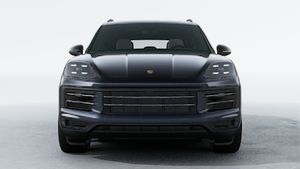 Exterior view of Cayenne E-Hybrid showing the front of the car