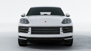 Exterior view of Cayenne S showing the front of the car