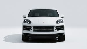 Exterior view of Cayenne S E-Hybrid showing the front of the car