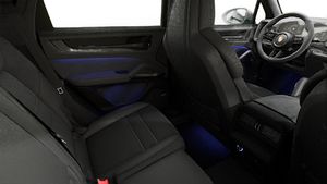 Interior view showing the back seats of Cayenne GTS