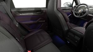 Interior view showing the back seats of Cayenne GTS